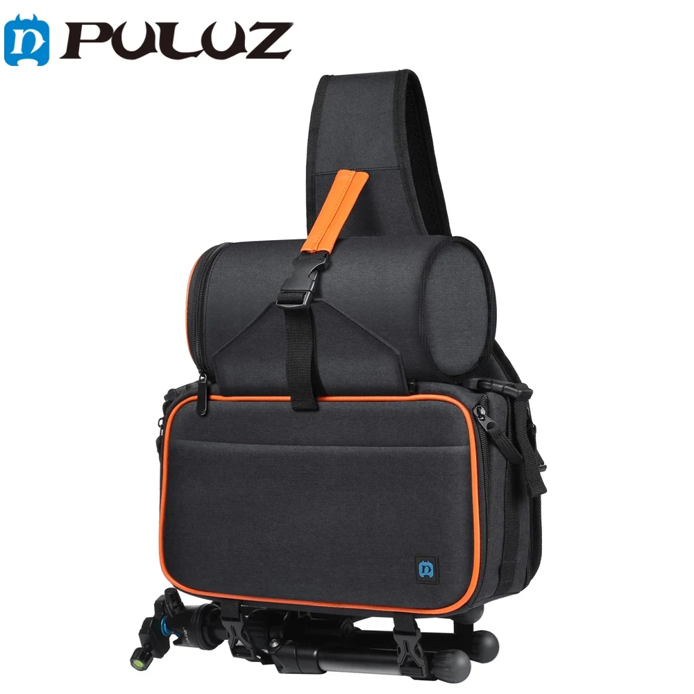 

Универсальная сумка PULUZ в треугольном стиле для однообъективной зеркальной камеры, портативный водонепроницаемый рюкзак, сумки-мессенджер...