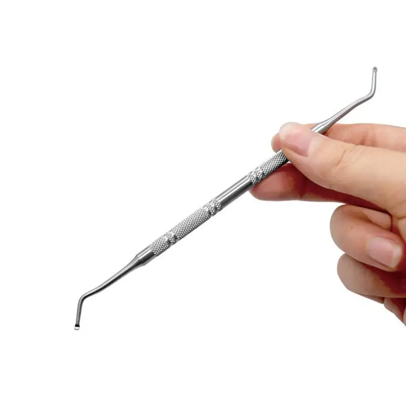 1Pcs Stainless Steel Manicure Pedicure Tool Dead Skin Remover Scissor Foot Hand Nail Cleaner Gap Cleaning Tools |