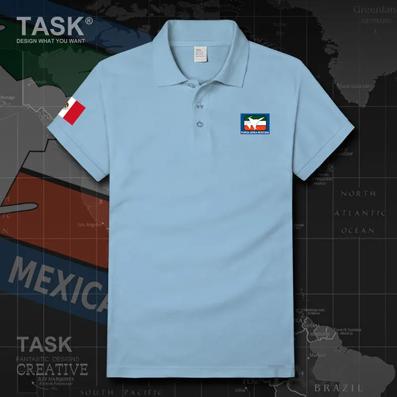 Рубашка-поло мужская свободного покроя с коротким рукавом и отложным воротником