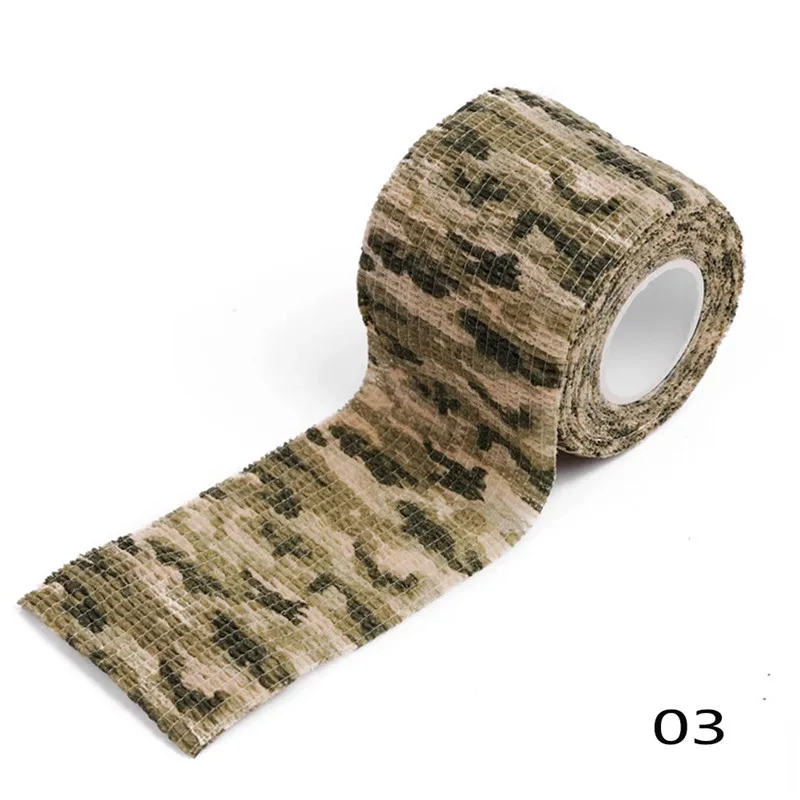 Самоклеящаяся Нетканая камуфляжная сплошная невидимая лента для кемпинга охоты