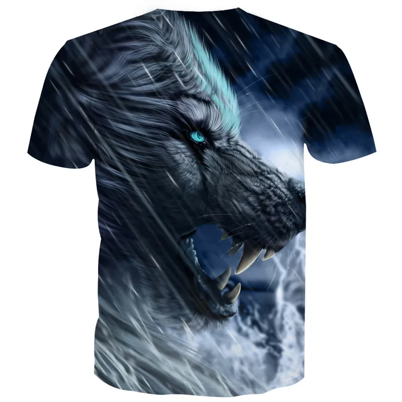 Крутая 3D футболка с коротким рукавом изображением мультяшного мира граффити