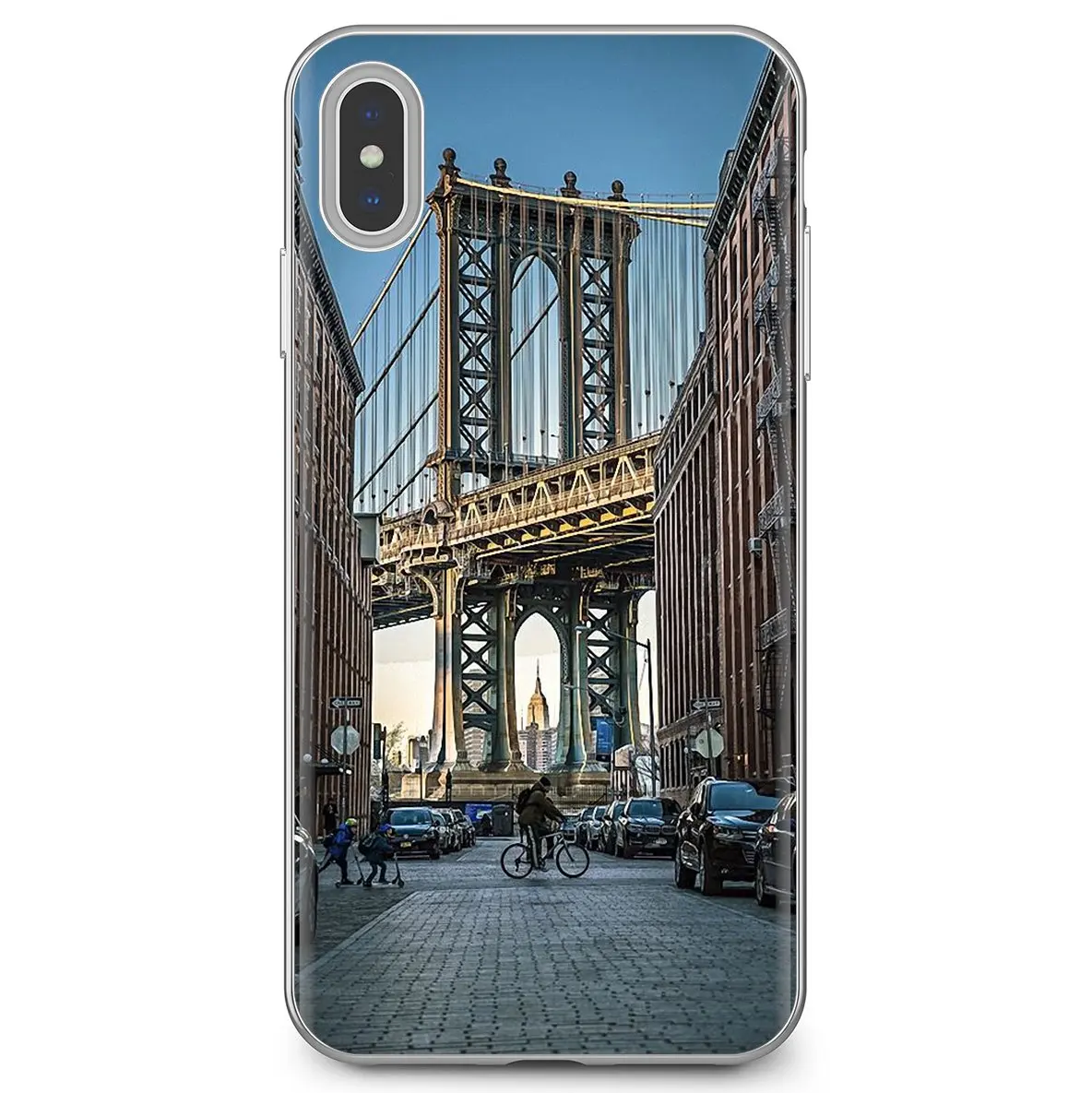Силиконовый чехол для телефона NYC Бруклинский мост Нью-Йорк Xiaomi Redmi 4A 7A S2 Note 8 3 S 4 4X 5