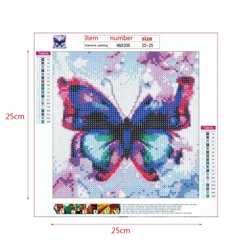 

4 Pack Flying 5D Diamond Painting Full Drill Rhinestone Embroidery Cross Stitch