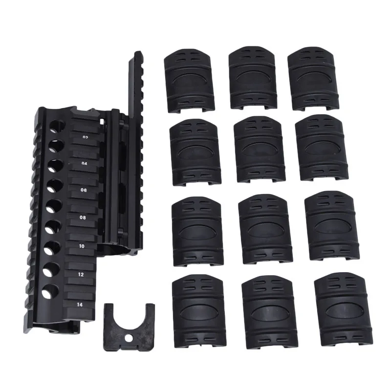 Тактический AK Handguard RIS Quad Rail System стандартный Пикатинни Вивер крепление рельсового