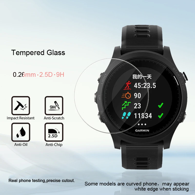 Защитные чехлы для экрана Garmin Forerunner 645 / 935/735xt ультратонкая закаленная пленка
