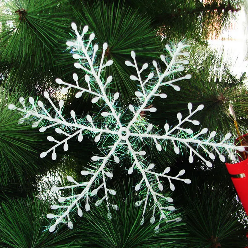 Рождественские снежинки рождественские веревка с подвеской елки украшения