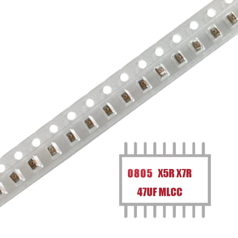 MY GROUP 100 шт. 4 в 6 3 В X5R X7R мкФ 0805 SMD конденсаторный чип многослойный керамический