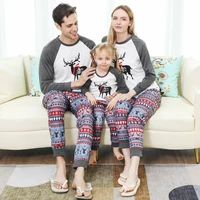 baby boy girl sleepwear parent child outfit mommy and me pajamas sets matching family outfits christmas elk dad son homewear set