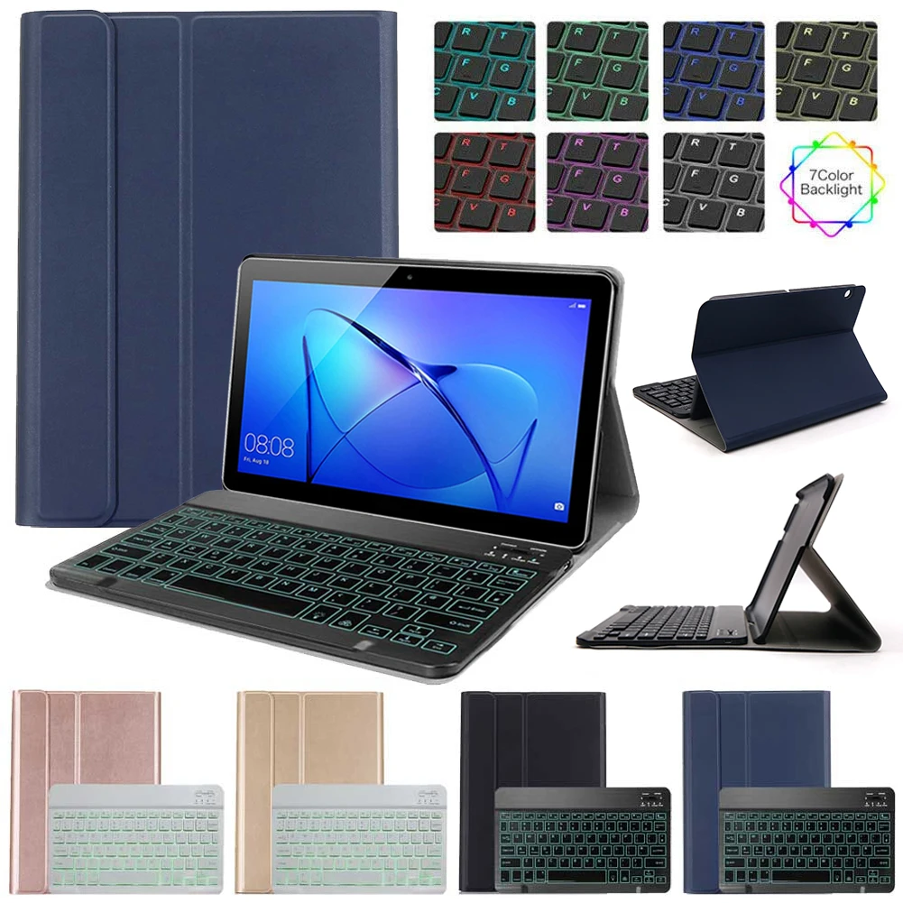 Чехол для планшета с беспроводной Bluetooth клавиатурой Huawei Media Pad T3 10 AGS W09 L09 L03 9 6 дюйма