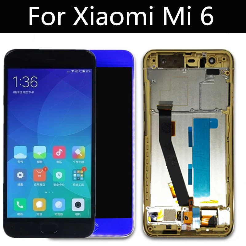 5 15 &quotДля Сяо xiaomi mi 6 ЖК дисплей + сенсорный экран заменитель инструментов