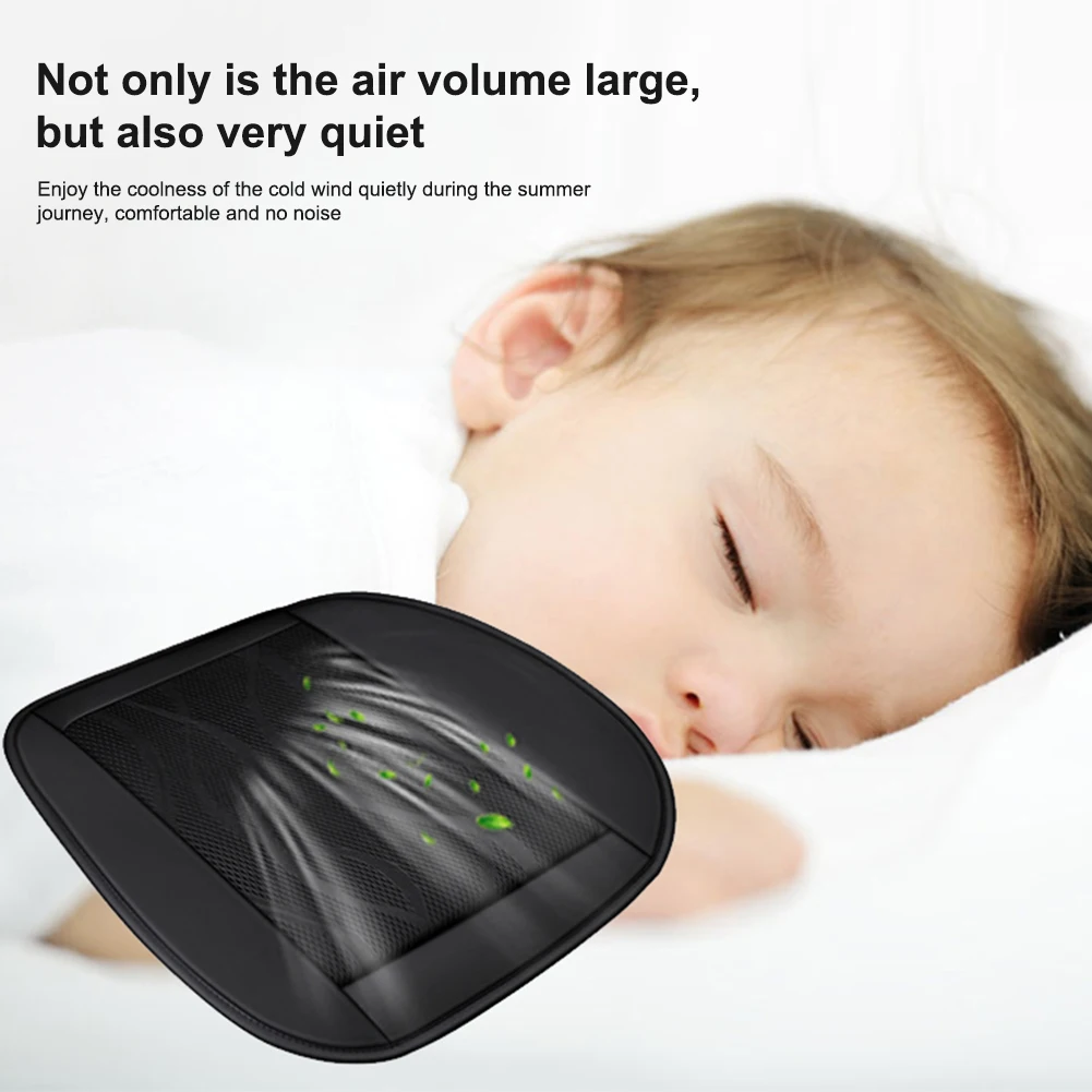 

Cooling Car Seat Cushion With 4 Fans USB Powered Summer Cool Air Car Seat Cover 2 Speeds Air Ventilating Seat Cushion For Car
