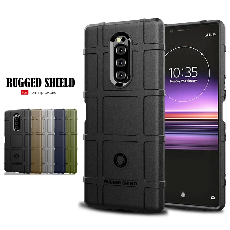 Противоударный чехол для Sony Xperia1 корпус Xperia 10 Plus из углеродного волокна 5 1 Xperia10