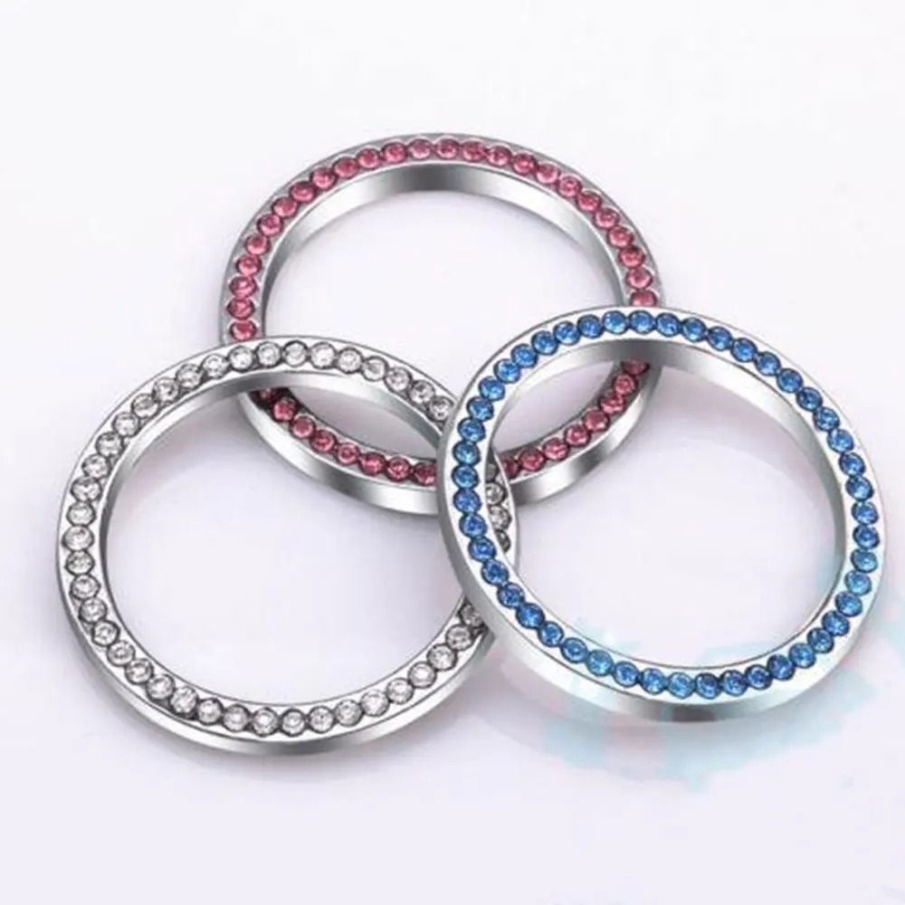 Interior Stickers Knobs Decors Universal Car Start Switch Rings Accessories Automobile Plastic 1pcs Fashion | Автомобили и