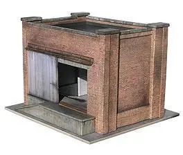 

Small Cargo Warehouse 2 3D Paper Model Scale 1:56 1:64 1:76 1:87 1:150 Train Construction Scene Children Adult Educational Toys