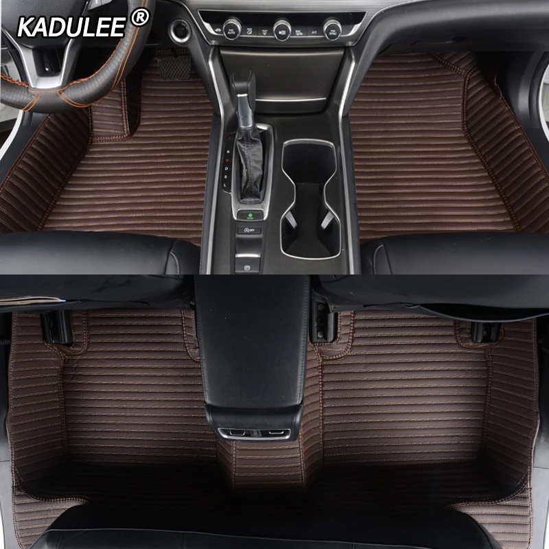 KADULEE изготовленные на заказ автомобильные коврики для Audi Q5 Q7 A4 A5 A6 Q3 A1 A3 A8 A7 S3 S5 S6 S7 S8 R8 TT SQ5 SR4-7 коврики стайлинга автомобилей