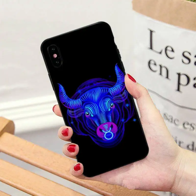 

ZFGHSHYQ Black Tpu Zodiac Signs Phone Cases For HUAWEI P10 10plus 20 30 30lite 40pro Mate10 20 30 Pro Honor 8X 20