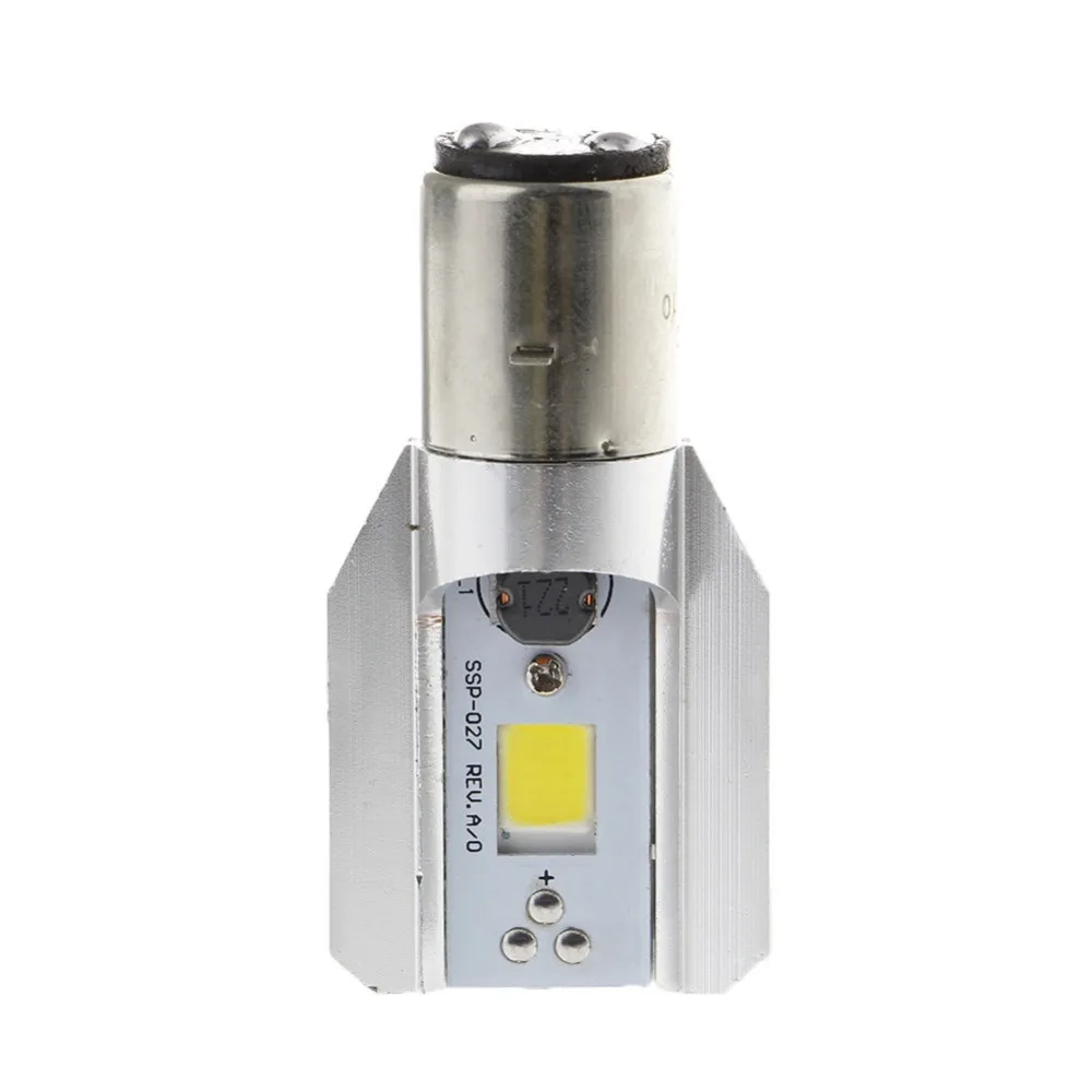 1x DC 6 80V 12W WL LED Moto rcycle передняя фара COB BA20D Ampoule moto phares Jy25 19 Прямая поставка| |