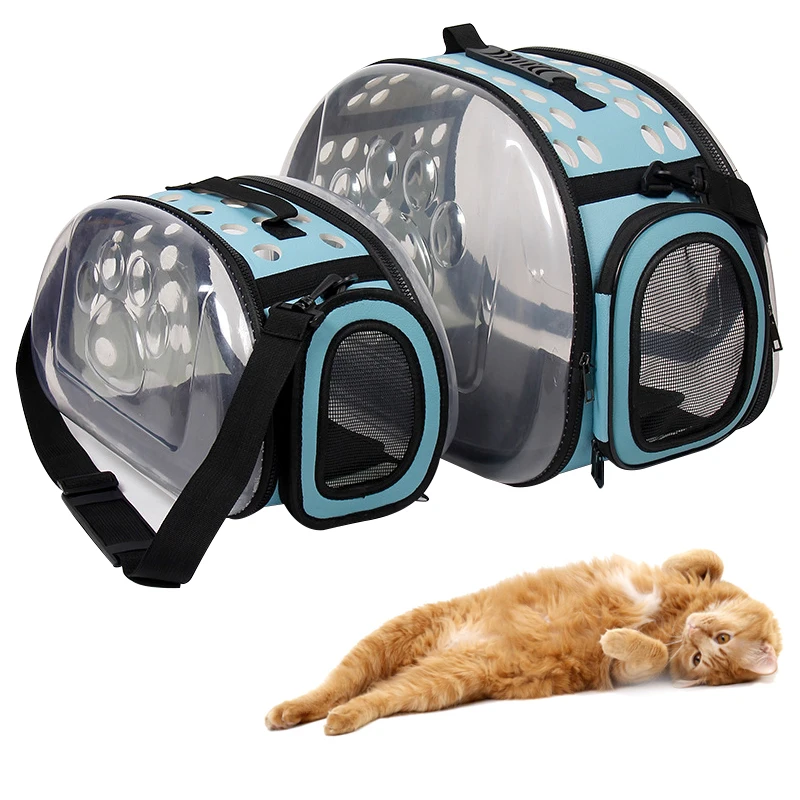 Складная воздухопроницаемая сумка для перевозки кошек портативная уличная