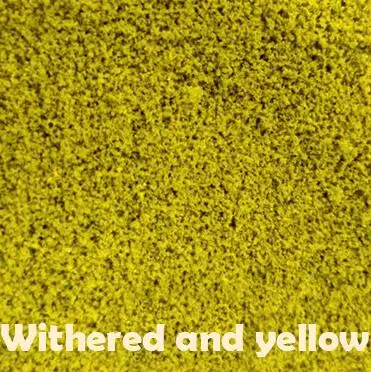 Withered and yellow Миниатюрная модель 500 мл топографические частицы губки растительность газон порошок травы песок стол ландшафтные материалы - Цвет: Withered and yellow