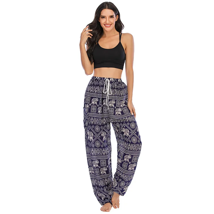 Тайский слон штаны для йоги костюмы женские повседневные Прямая поставка |