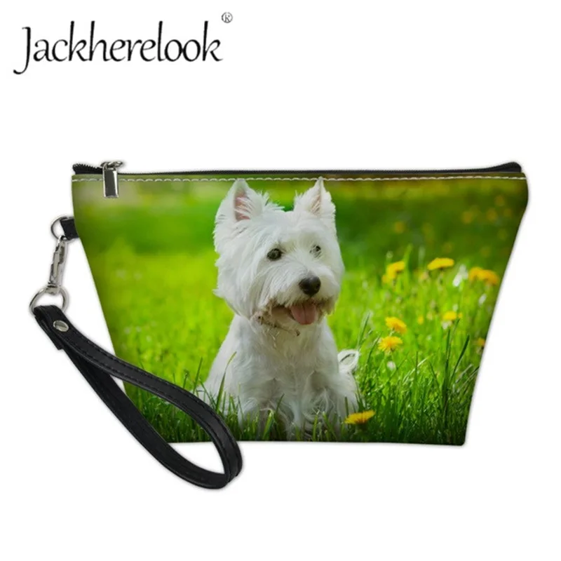 Jackherelook женская косметичка с принтом Westie Dog для женщин набор мытья сумки туалетных