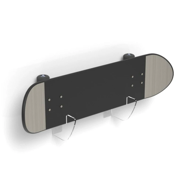 

Creative Home Wall-mounted Skateboard Bracket Transparent Skateboard Rack Acrylic Skateboard Bracket