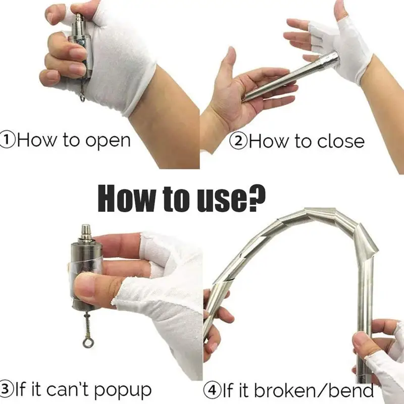 110 см трюк Опора профессиональный палочка телескопические стойки для прочный