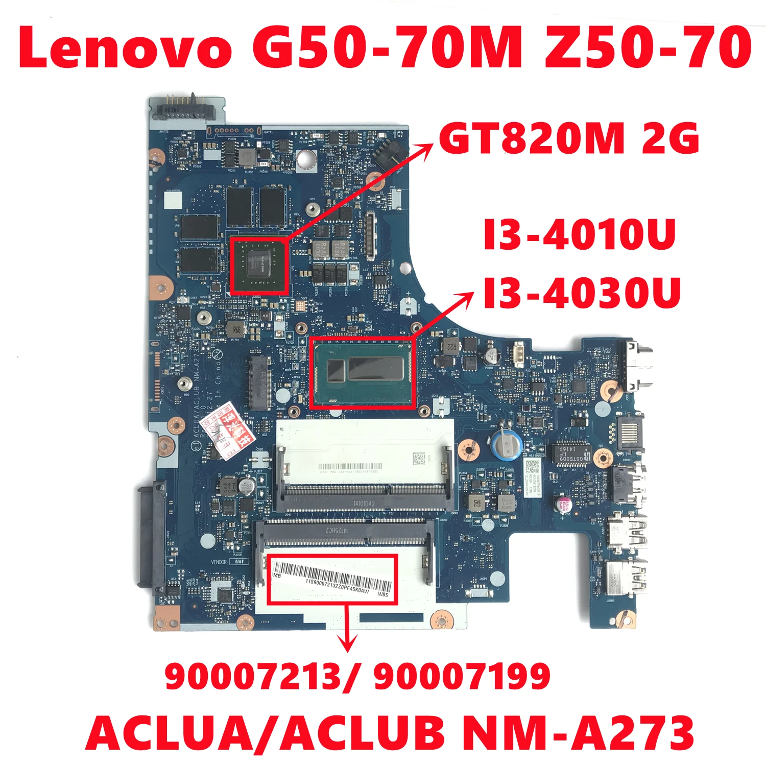 90007213 90007199 для Lenovo G50-70M Z50-70 материнская плата ноутбука | Компьютеры и офис
