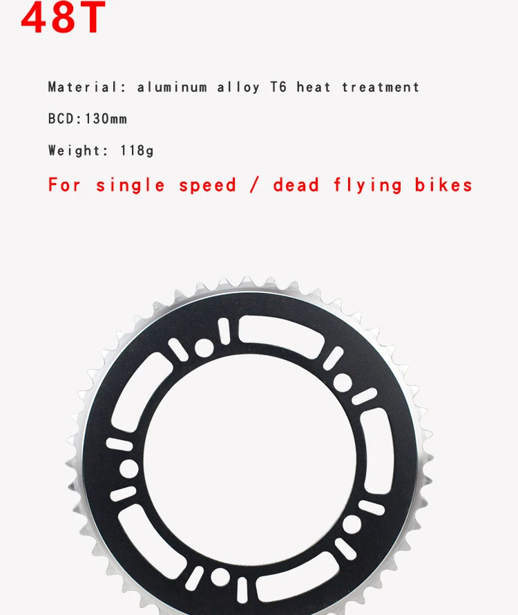 Dead flying велосипед 39T 44T 46T 48T 53T MTB велосипедный кривошипный шатун дисковая цепь колеса зубной срез запчасти