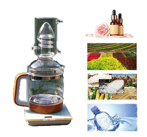 2.5L DIY Новое домашнее стекло DIY электрическое отопление Самогон Еще чистой воды дистиллятор эфирного масла экстракции оборудования