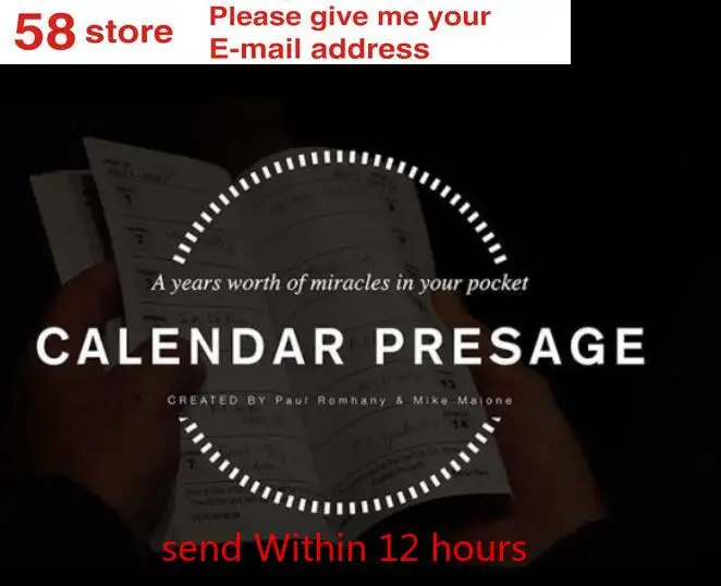 

Calendar Presage by Paul Romhany, magic tricks (no props)