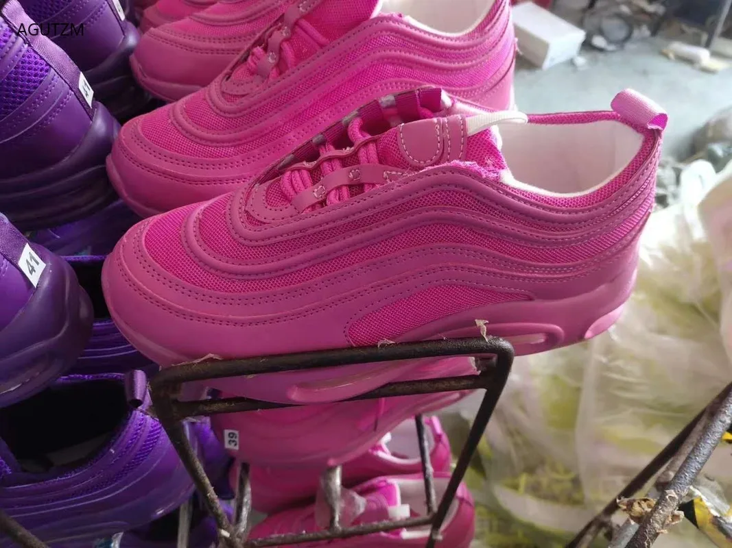 

Mesh Women's Sneakers spring Flat Outdoor Sports Shoes Multicolor Leisure Comfortable Lace Up Running air cushion Plus Size 43