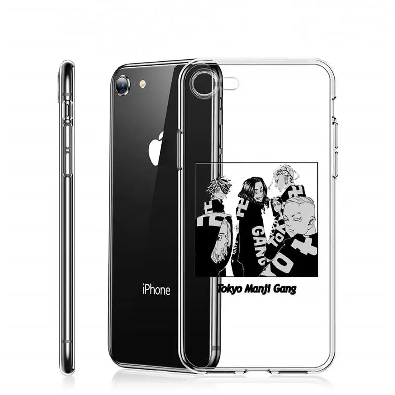 

Tokyo Revengers manjiro sano Phone Case For iphone 12 11 mini x xs xr pro max 8 7 6s 6 5 5s 5c se plus Transparent soft