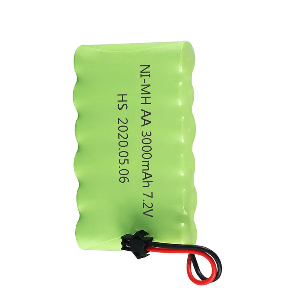 Upgrade 7.2V 3000mah NiMH Battery M model For Rc Toys Cars Tanks Truck Robot Gun Boat AA Ni-MH 7.2v Rechargeable 1-10PCS | Электроника