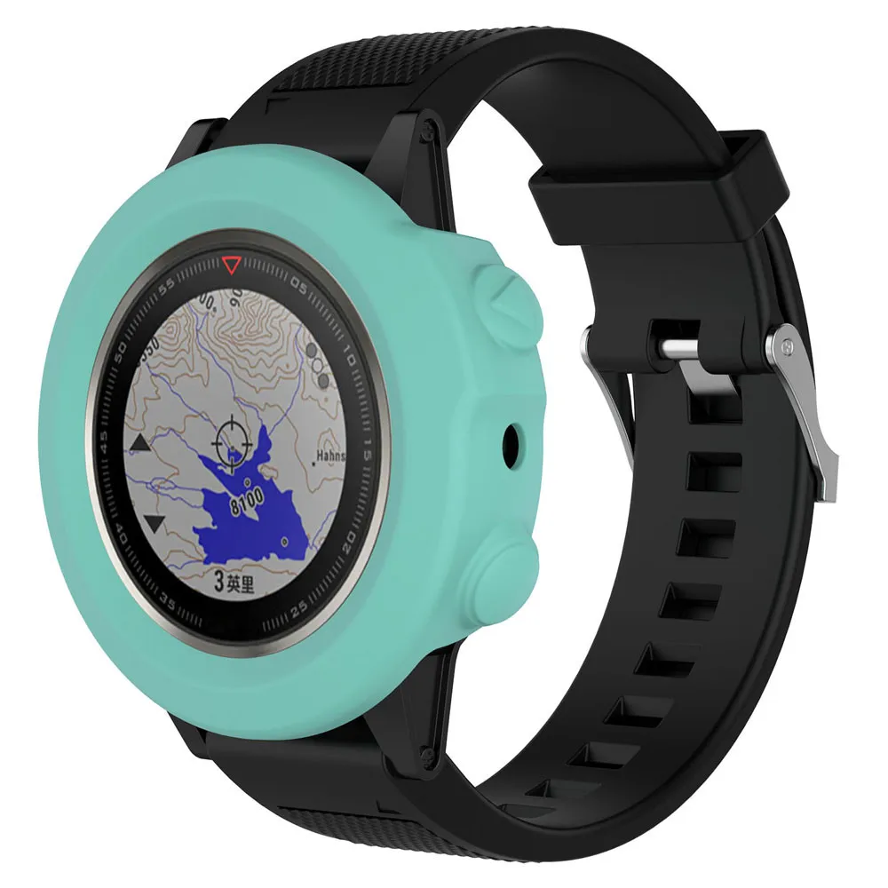 Сменный силиконовый тонкий чехол для часов Garmin Fenix 5X Plus ремешок фитнес-трекер # E25 |