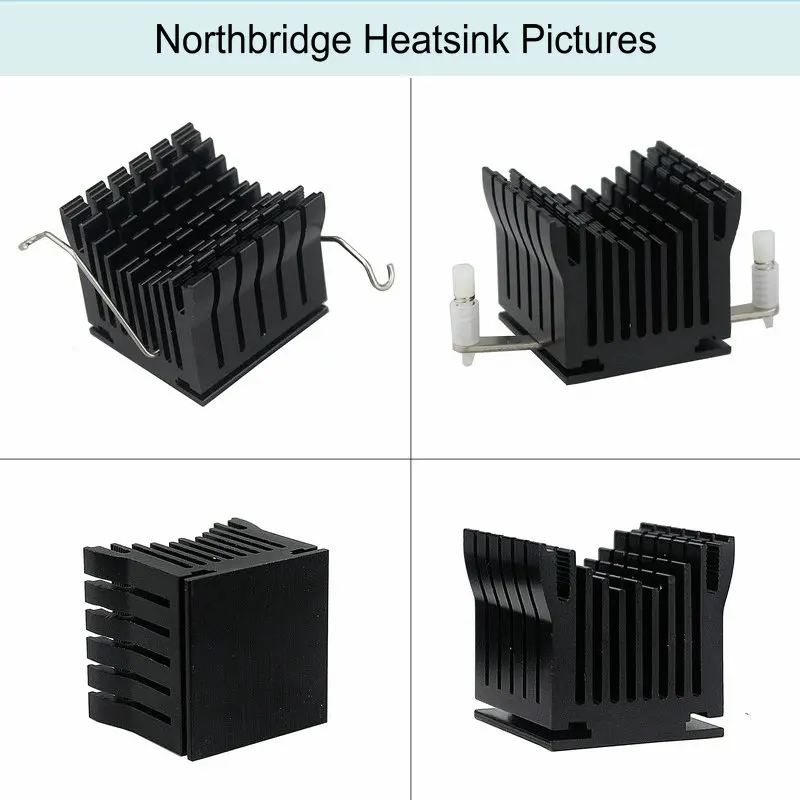 diy aluminium northbridge heatsink cooler motherboard radiator w4cm fan for pc computer case south north bridge chipset cooling free global shipping