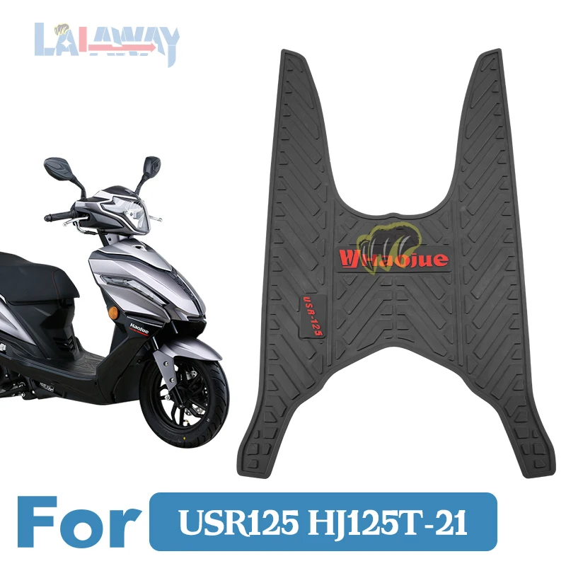 

Scooter Motorcycle Mats pedal,For SUZUKI HAOJUE USR125 HJ125T-21,Rubber Foot Skid Pad Floor Mat Carpet