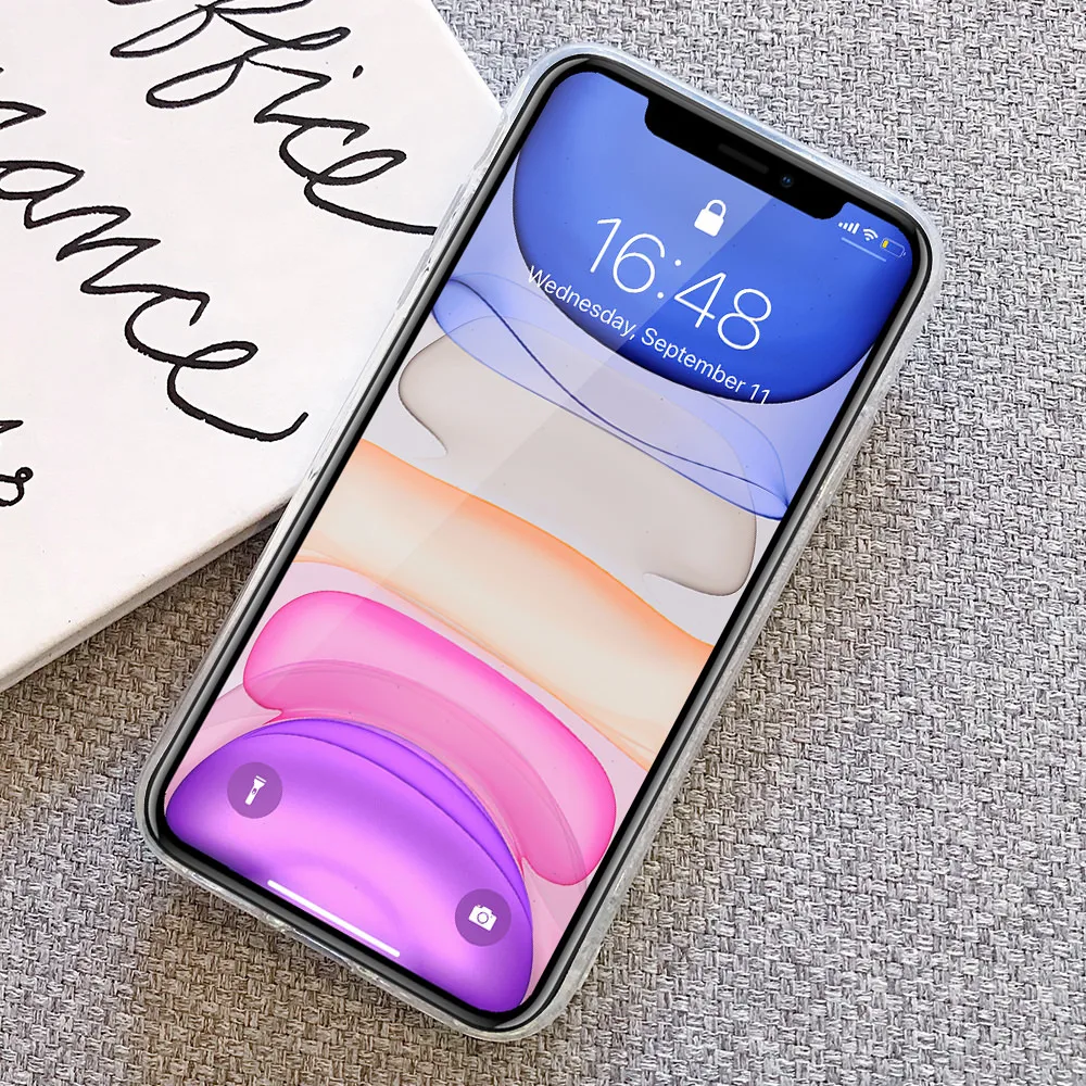 Прозрачный чехол для IPhone SE 2020 11 12 Pro Mini Xs Max Xr X 7 8 Plus 6 6s 5 | Мобильные телефоны и