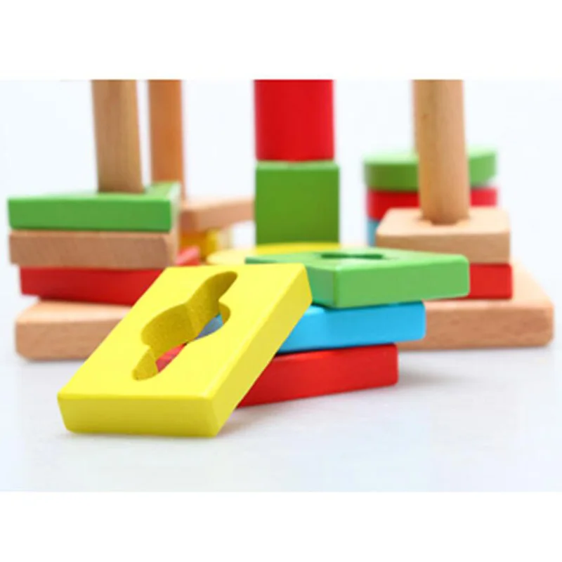 Строительные блоки Монтессори деревянные игрушки для детей в подарок |