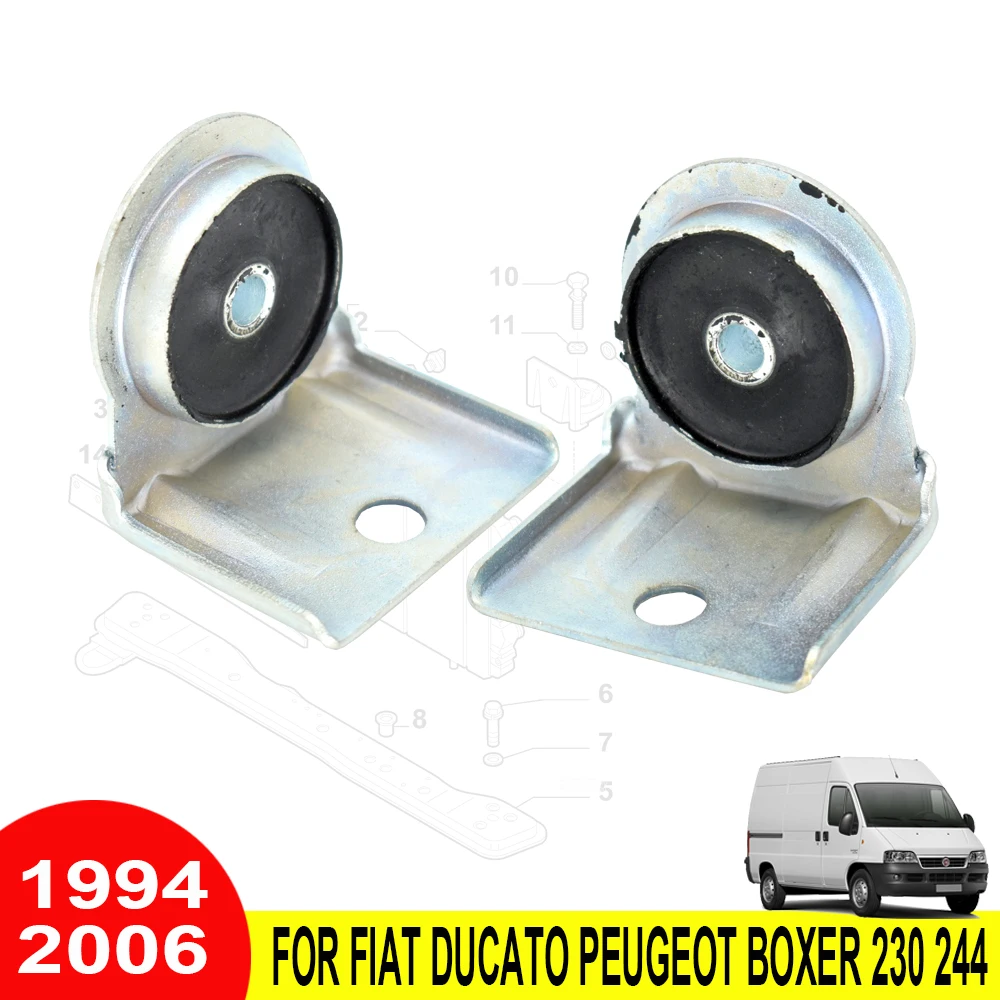 2х резиновый верхний кронштейн радиатора для Fiat Ducato Peugeot Boxer Citroen реле 230 244 1994 2006 1995