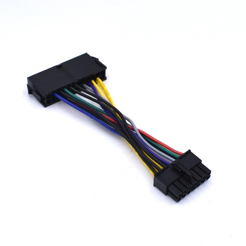 10 шт./лот ПК ATX 24 контактный к 14 кабель питания 18AWG провод для Lenovo IBM Dell Q77 B75 A75 Q75 H81