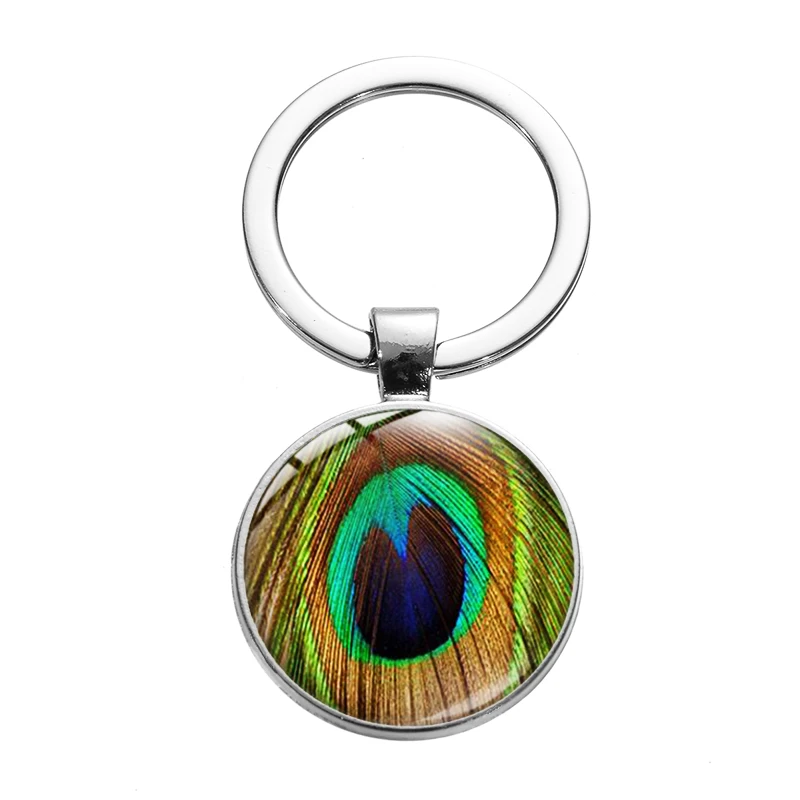 Женский брелок в форме пера павлина бабочки классическое искусство фото