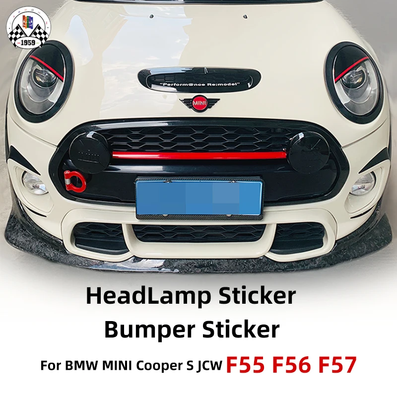 Совершенно новый Avery материал наклейка на фары JCW бампер для mini cooper F54 F55 F56 F57 |