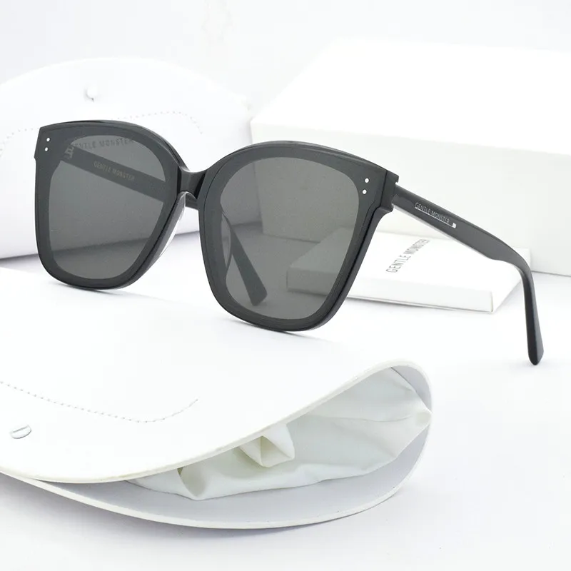 

Big Square GABEE 2021 Sunglasses Luxury Brand Sunglasses Women Men With Original Packing Fashion Korea Design Sun glasses Retro