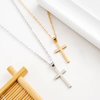 fashion female cross pendants dropshipping gold jesus cross pendant punk necklace jewelry for menwomen wholesale necklace sale