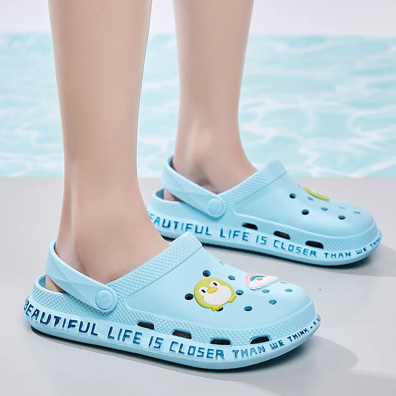 Сандалии желе женские повседневная сетчатая обувь плоская подошва пляжные