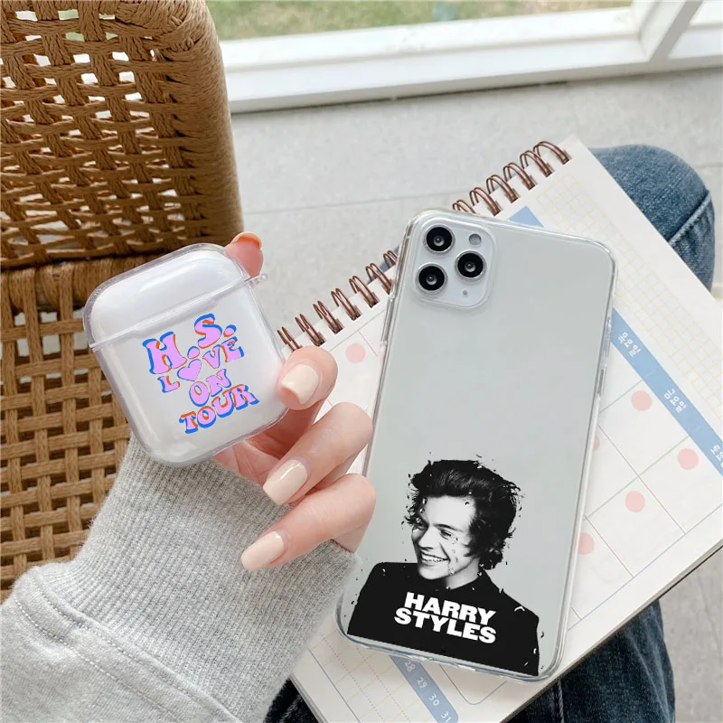 Новинка высококачественный чехол Гарри стилей для Apple Airpods мягкий прозрачный из