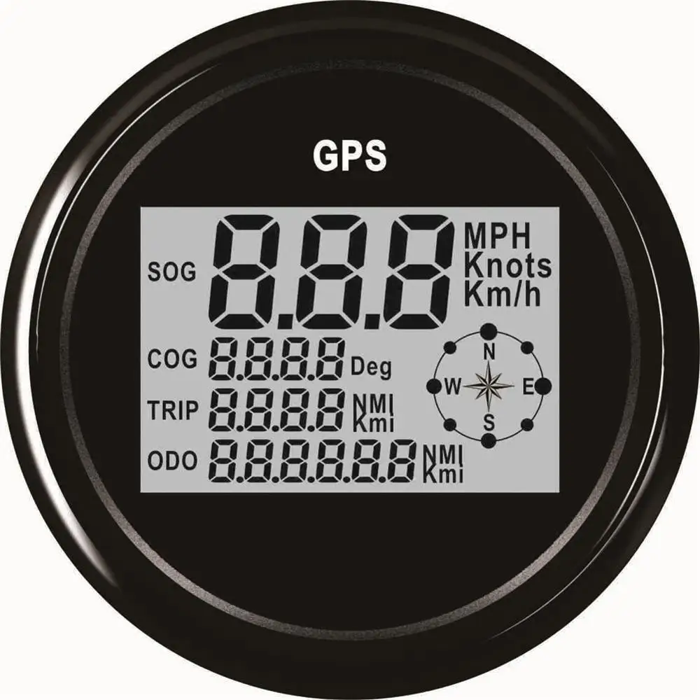1 шт. автомобильные спидометры для GPS-одометров 85 мм 0-999 км/ч 9-32 В | Автомобили и