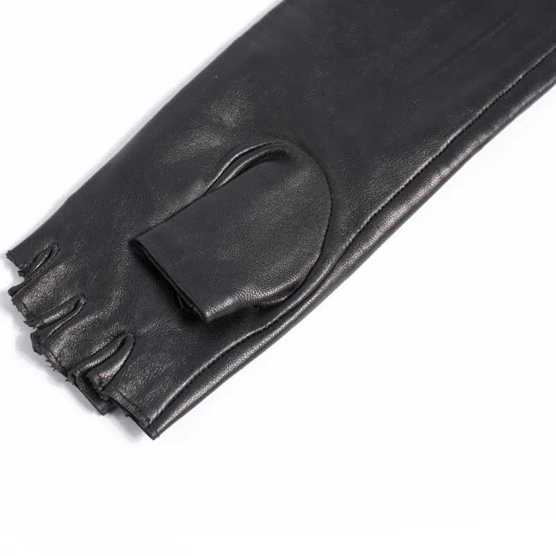 Перчатки из овечьей кожи без пальцев 30 80 см|leather fingerless|long leather fingerless glovesfingerless gloves