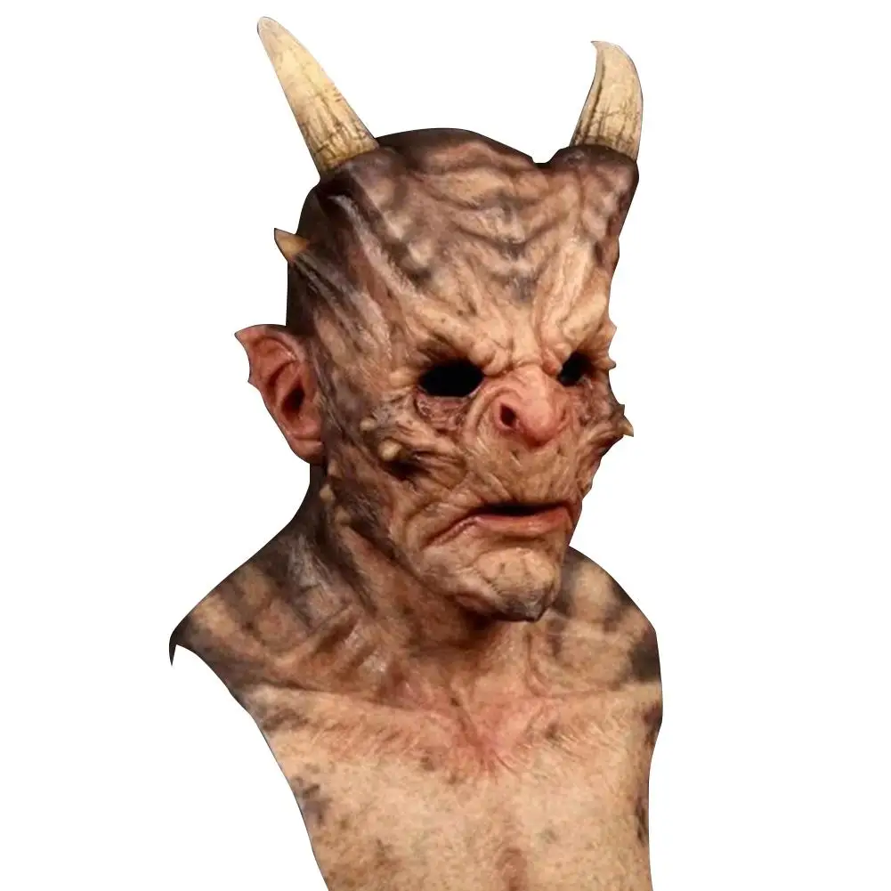 Маска Дьявола на Хэллоуин чехол для лица ужас косплей головной убор реквизит